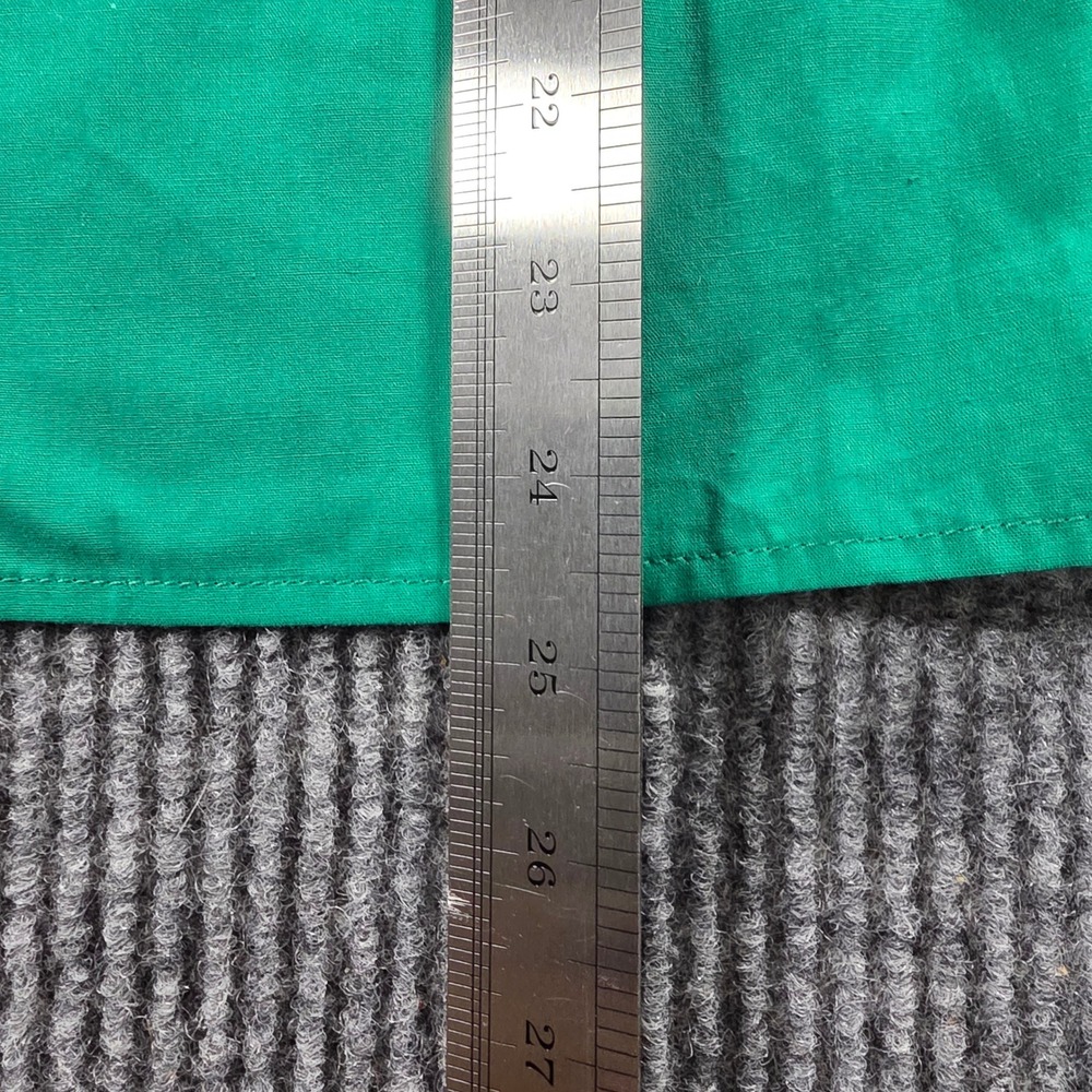 Spring + Mercer Womens Green Long Sleeve Button Down Blouse Shirt T5548 Size L - Picture 3 of 5